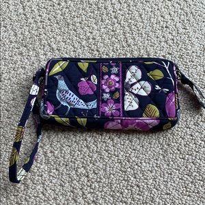 Vera Bradley Wristlet in Floral Nightingale